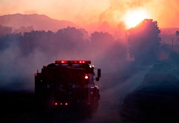 El aumento del calor amenaza los avances contra el mayor fuego de California
