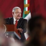 El presidente de Mexico Andrés Manuel López Obrador