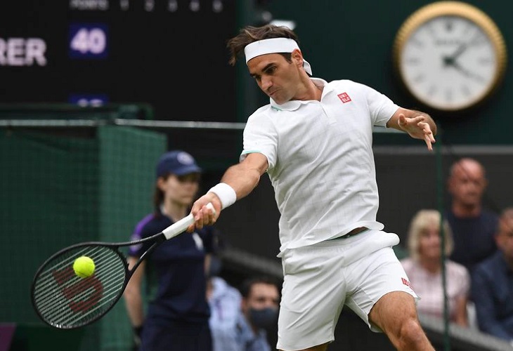 El tenista suizo Roger Federer