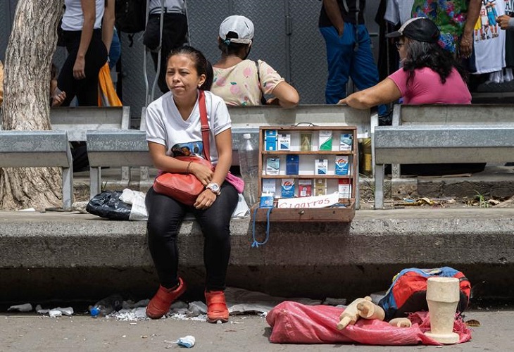El trabajo informal gana terreno en una Venezuela en crisis