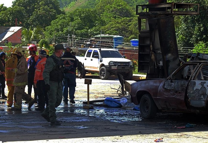 Explosión en Venezuela