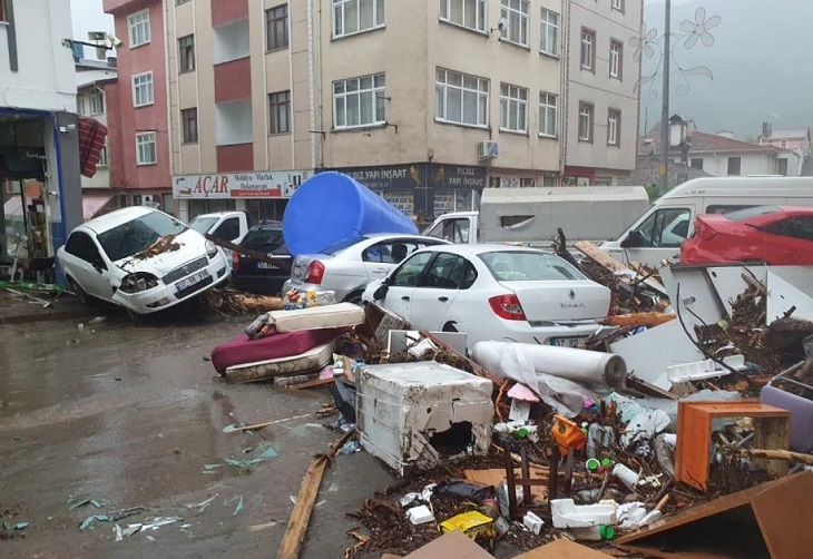 Fuertes riadas en Turquia