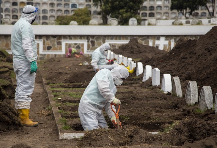 Más de 4,5 millones de muertos por covid-19 en todo el mundo