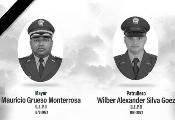 En el sector Las Partidas de Frontino asesinaron a 2 policías