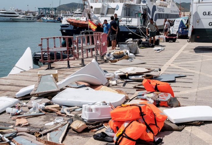Muere decapitado un hombre en Ibiza tras ser arrollado su barco por un ferry