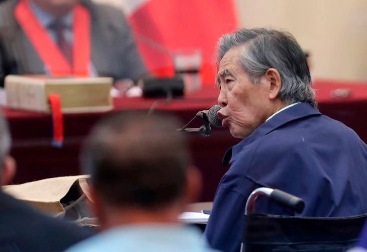 El expresidente Fujimori fue trasladado a un clínica por problemas de salud