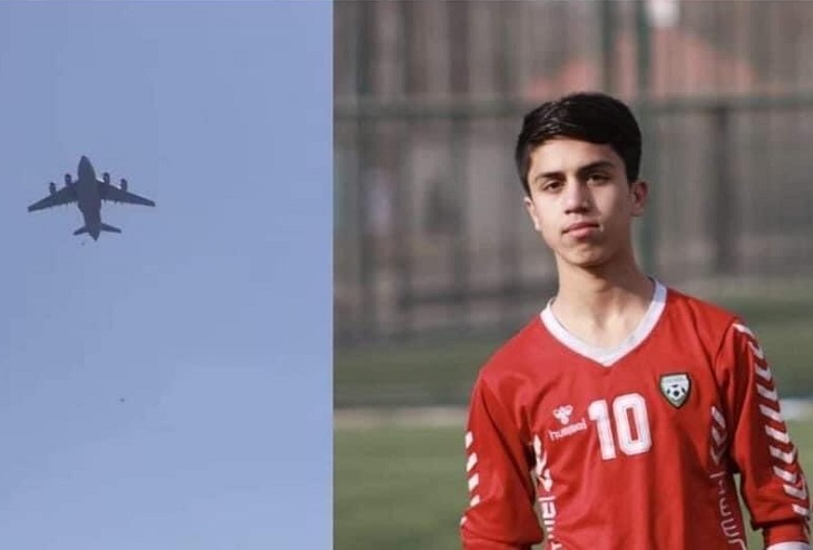Zaki Anwari murió al caer de un avión militar estadounidense