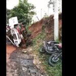 18 heridos en La Reforma, en Cali, tras accidente de un campero y una moto