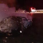 Familia muere calcinada en accidente en la Autopista del Coral en La Altagracia