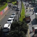 Mortal accidente en la av Paralela de Medellín este lunes