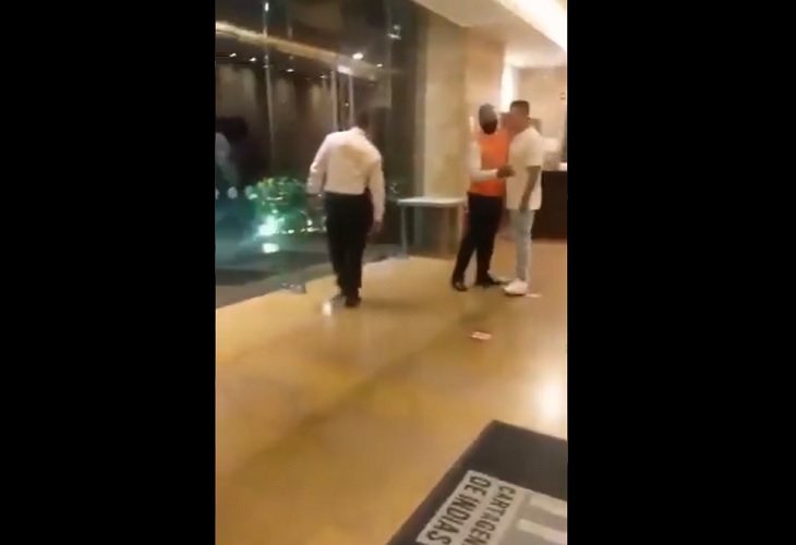 La terrible agresión de un turista a celadores del edificio H2 Plaza de Cartagena