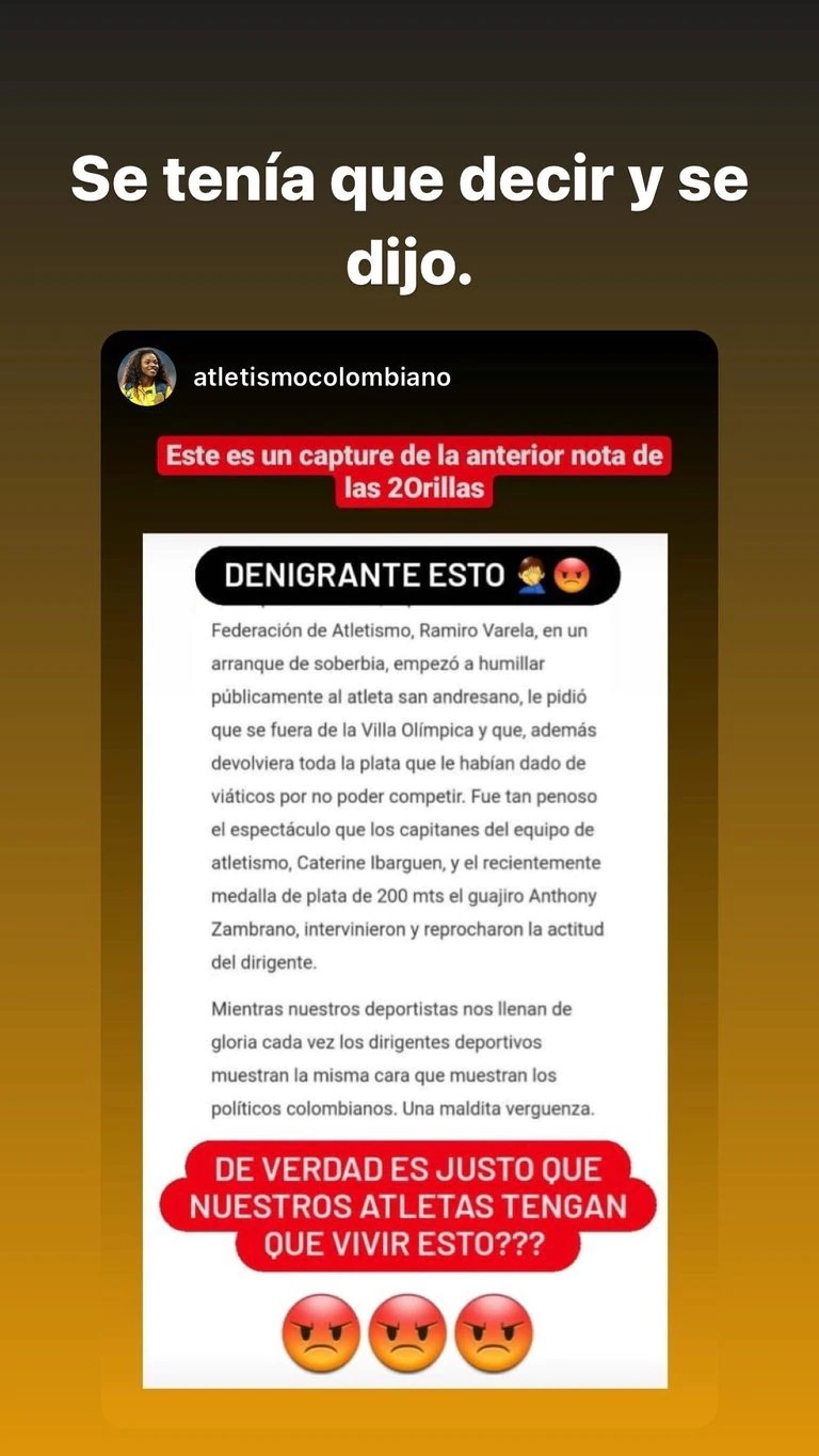 Bernardo Baloyes fue humillado por directivo en Tokio 