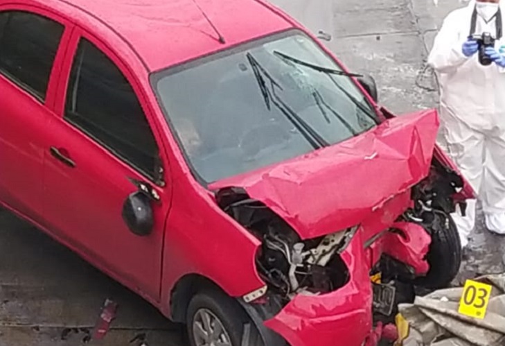 Muere una persona al chocar su auto en la Autopista Norte con 116