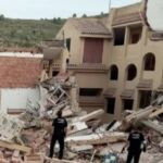 Se derrumbó edificio en Peñíscola, varias personas quedaron atrapadas