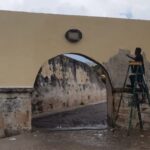Pintaron el fuerte de San Sebastián del Pastelillo en Cartagena