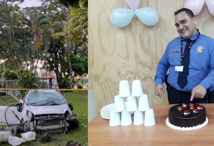 Juan Carlos Cofles, el guarda de seguridad murió arrollado en su bici en Ibagué