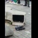Abandonan cadáver de un bebé en el parque del Huevo en pleno centro de Medellín