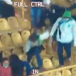 Tremenda paliza de hinchas de Nacional a uno de Santa Fe en el Campín