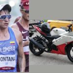 José Montaña, el atleta olímpico sufrió el robo de su moto en Bogotá