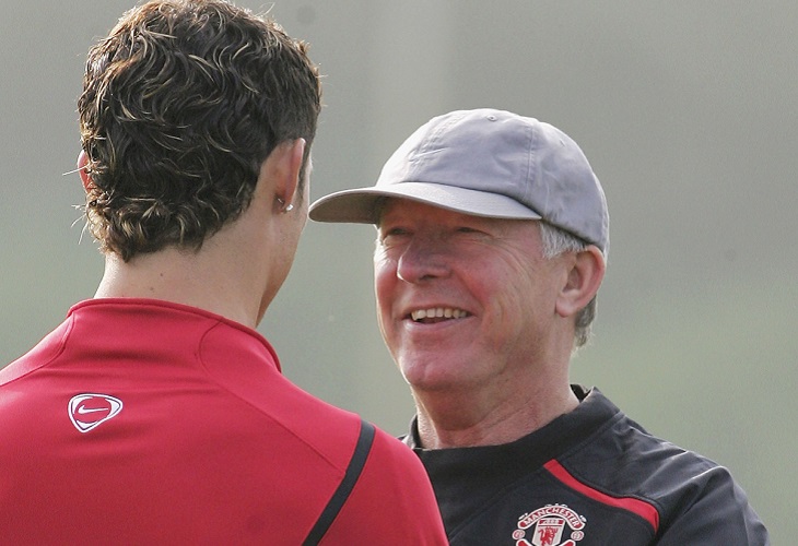 Cristiano agradece a Sir Alex tras firmar con Manchester United