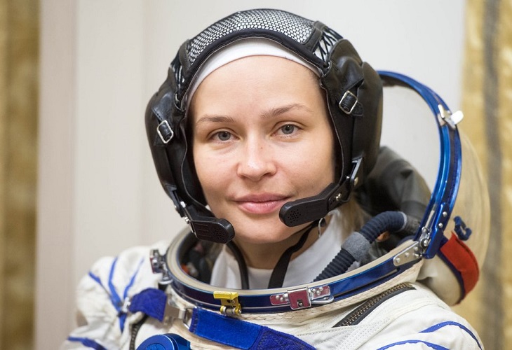Actriz rusa se somete al último examen antes de rodar el primer film en el espacio