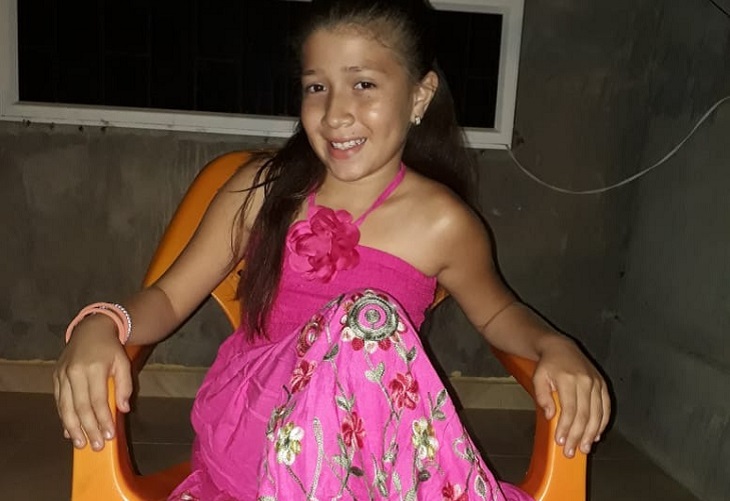 Camila Andrea Corcho: niña que fue raptada en San Carlos