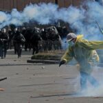 El conflicto cocalero en Bolivia deja destrozos en una unidad policial