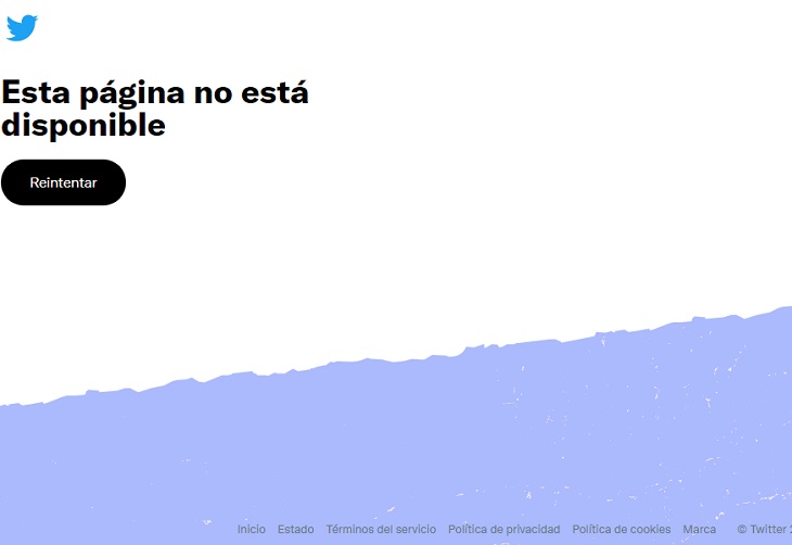 Twitter sufre caída en sus servicio a nivel mundial este lunes