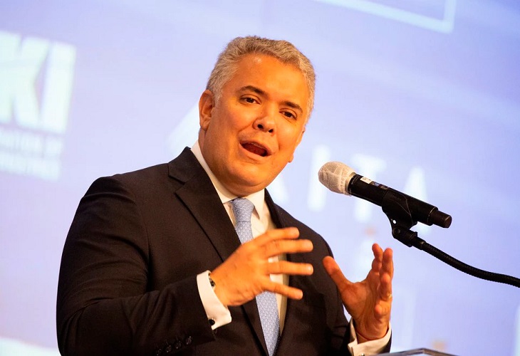 El presidente de Colombia, Iván Duque