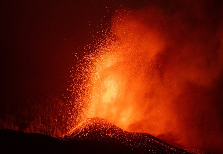 erupción en La Palma