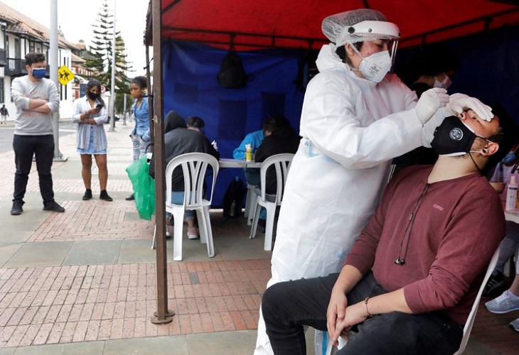 Los contagios en Colombia se sitúan en los niveles de comienzos de pandemia