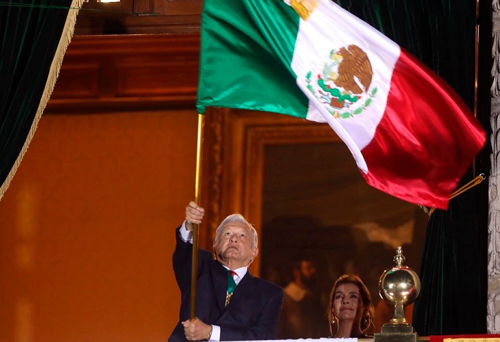 México celebra el Grito de Independencia sin ciudadanos en la plaza por la covid
