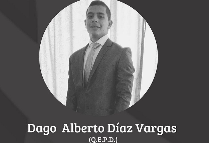 Dago Alberto Díaz, el estudiante que murió tras una cena en restaurante de Ibagué