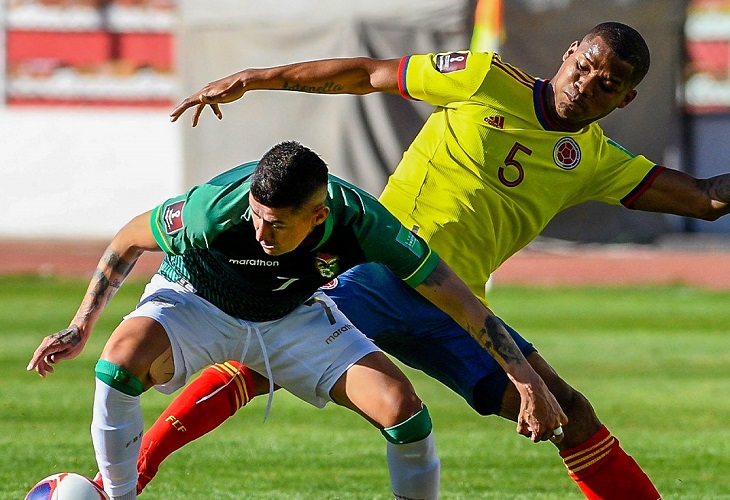 Saucedo salva a Bolivia de perder ante Colombia en La Paz