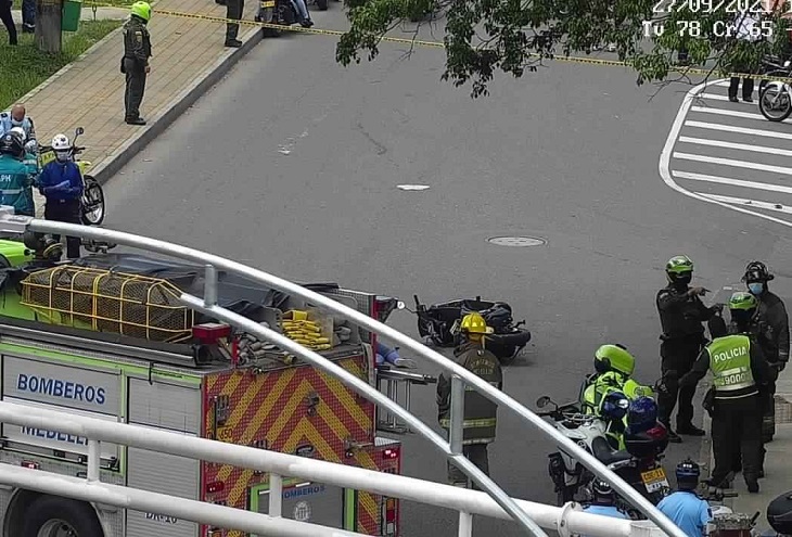 Muere una persona en accidente por sector Castipan, en Medellín