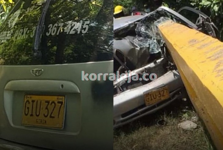 Accidente de carro fúnebre en vía Sincelejo-Toluviejo, Sucre