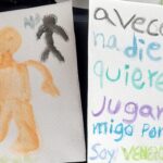 El dibujo de un niño venezolano que llegó como migrante a Bogotá