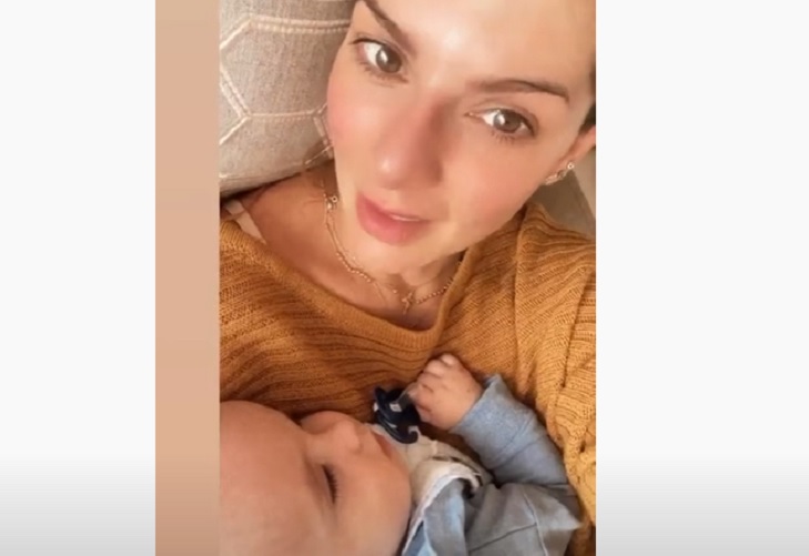 Carolina Cruz confirma que su bebé Salvador ya no tiene tortícolis