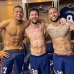 Foto de Mbappé, Messi y Neymar tras triunfo de PSG ante City