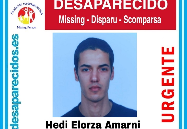Hedi Elorza Amarni, desaparecido en Elorrio, Vizcaya