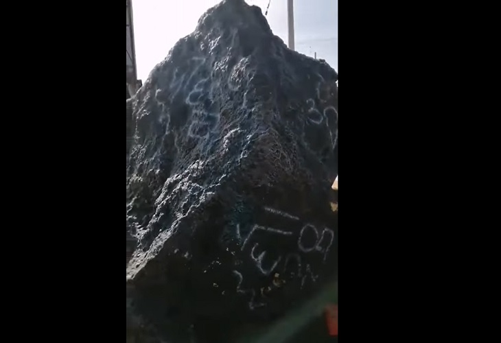 Encuentran números del chance en supuesto meteorito que cayó en Barranquilla