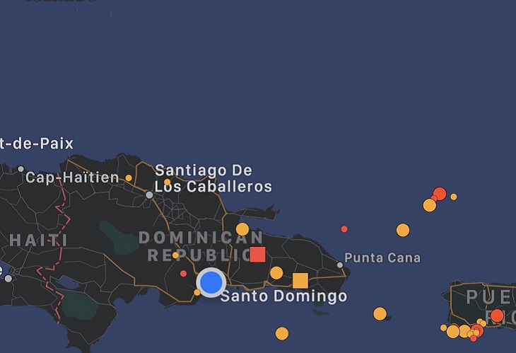 Temblor de 4.5 sacudió el Gran Santo Domingo