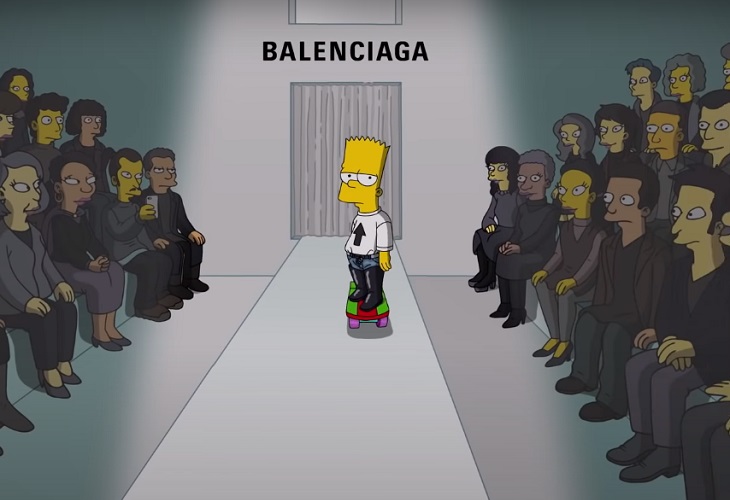Balenciaga presenta su nueva colección con un capítulo de Los Simpsons