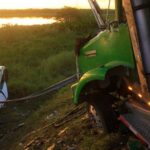 Muere Edwar Galarza, conductor del bus que se accidentó en Gambote