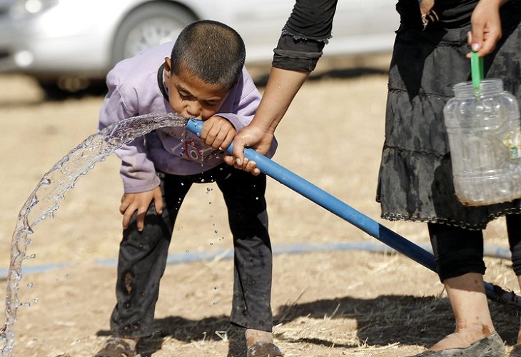 El norte de Siria sufre una grave escasez de agua y una ola de covid