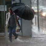 El temporal de lluvia provoca graves inundaciones en Atenas