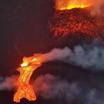 El volcán sufre otro derrumbe