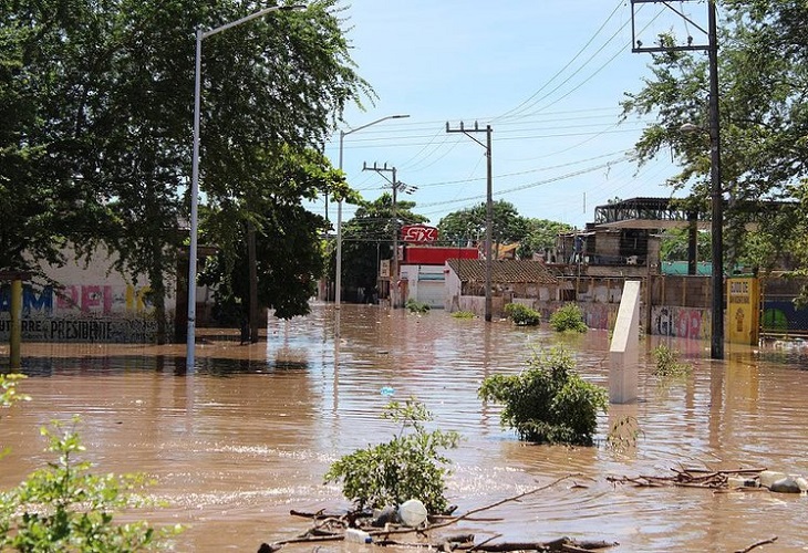 Huracán Pamela deja severas inundaciones en el estado mexicano de Nayarit