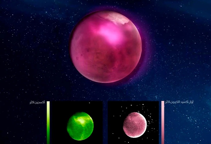 La misión emiratí revela altas concentraciones de oxígeno en la atmósfera de Marte