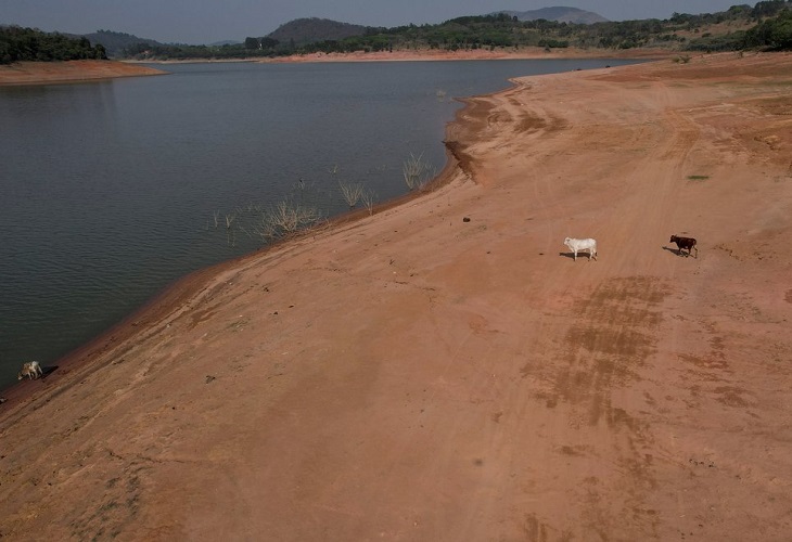 La sequía castiga a Brasil - embalses en alerta y la luz por las nubes--Embalses colombianos enfrentan mínimos históricos: Reservas caen al 33,54%